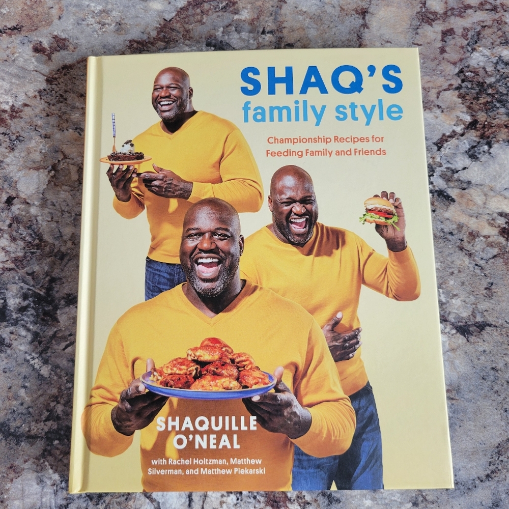 Shaq's Family Style Cookbook - Vibrant Yellow Cover